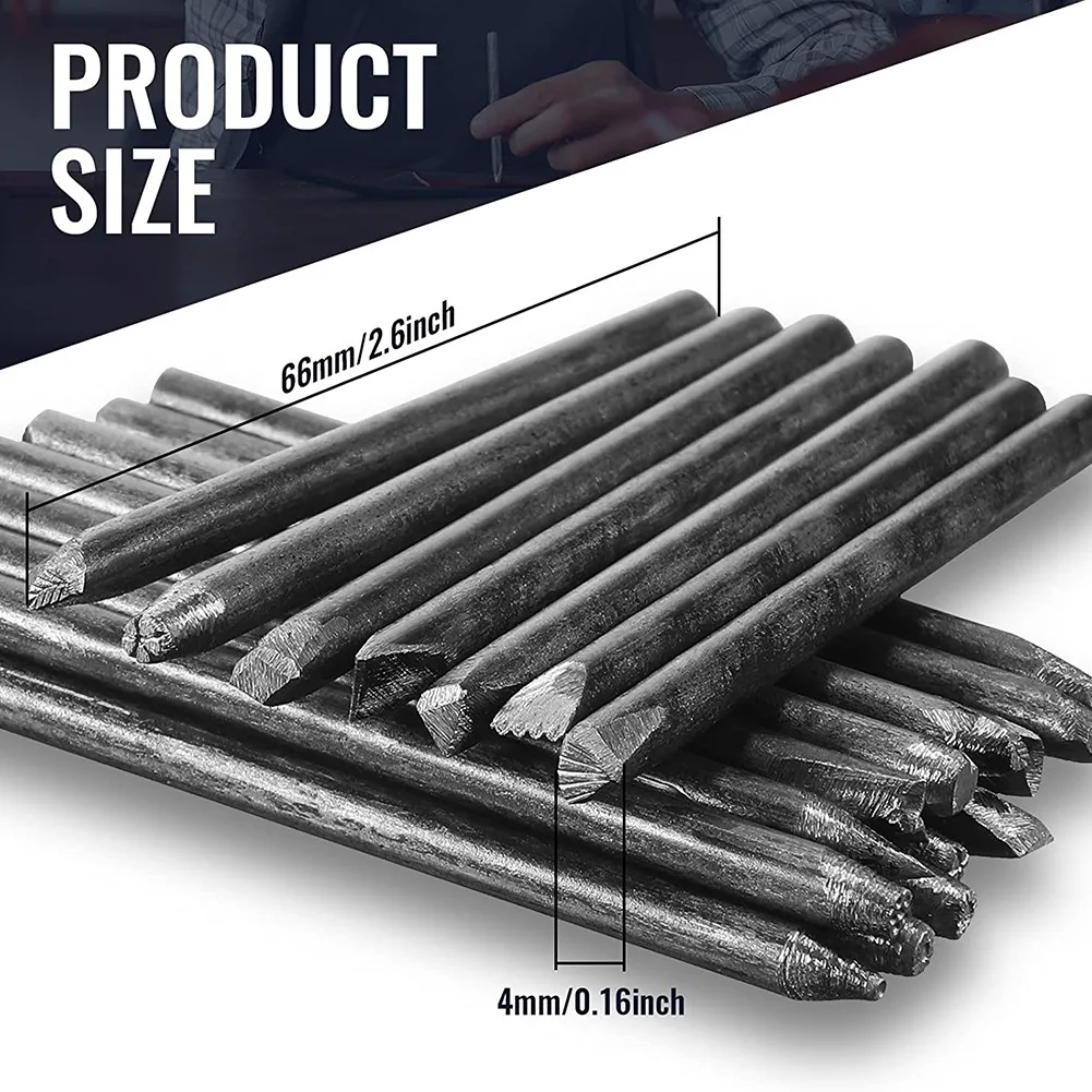 ABUN-20 Packs Steel Punches 4 Mm Flower Punch Stamp Set Practical Metal Stamping Kit Stamping Jewelry Tools For Jewelry DIY view 3