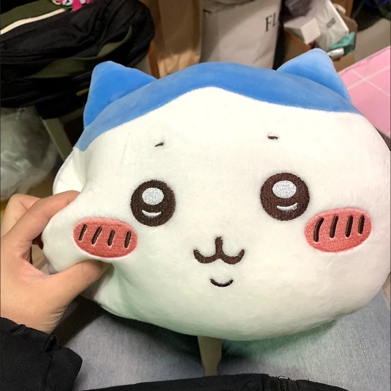 

Kawaii Miniso Chiikawa Pillow Usagi Hachiware Cute Girl Round Double Sided Plush Doll Anime Pillow Room Decoration Doll