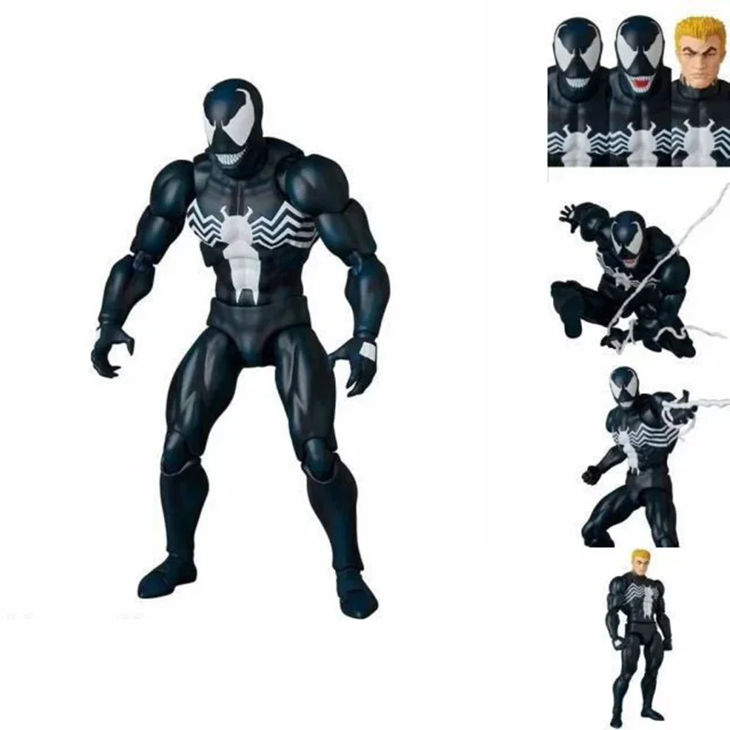 Mafex 088 Venom Action Figure Spider-Man Venom S.h.figuarts Carnage Venom Hand Joint Movable Collection Model Toys Kids Gift