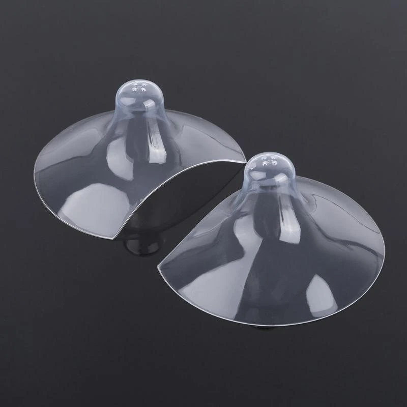 J15U Nipple Cover Contact Nipple Protector Breastfeeding Everters with CarryingCase