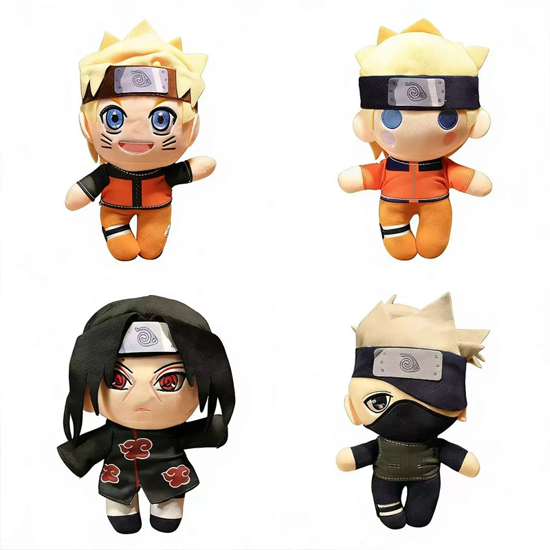 Hot Anime Standing Posture Naruto Plush  Creative Cute Pillow Anime Hokage  Collection Toys Plush Classic Gift For Friend