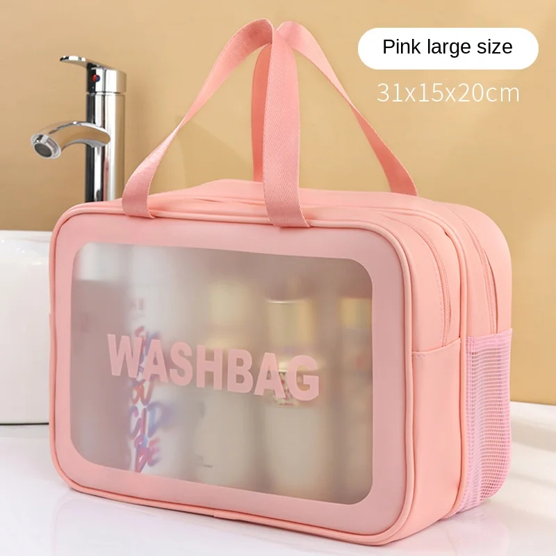 Wet Separate Bag Large Capacity Storage Bag Fitness Swimming Travel Portable Double Layer PVC Portable Cosmetic Bag #3571