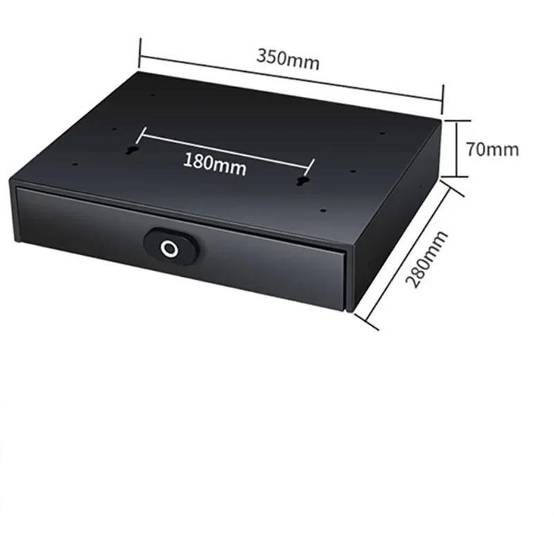 Imagem -04 - Mini Smart Fingerprint Gaveta Liga de Zinco Lamina Folhas de Aço Bluetooth Escondido Rebound Gaveta Triplo Silencioso Guia Trilho