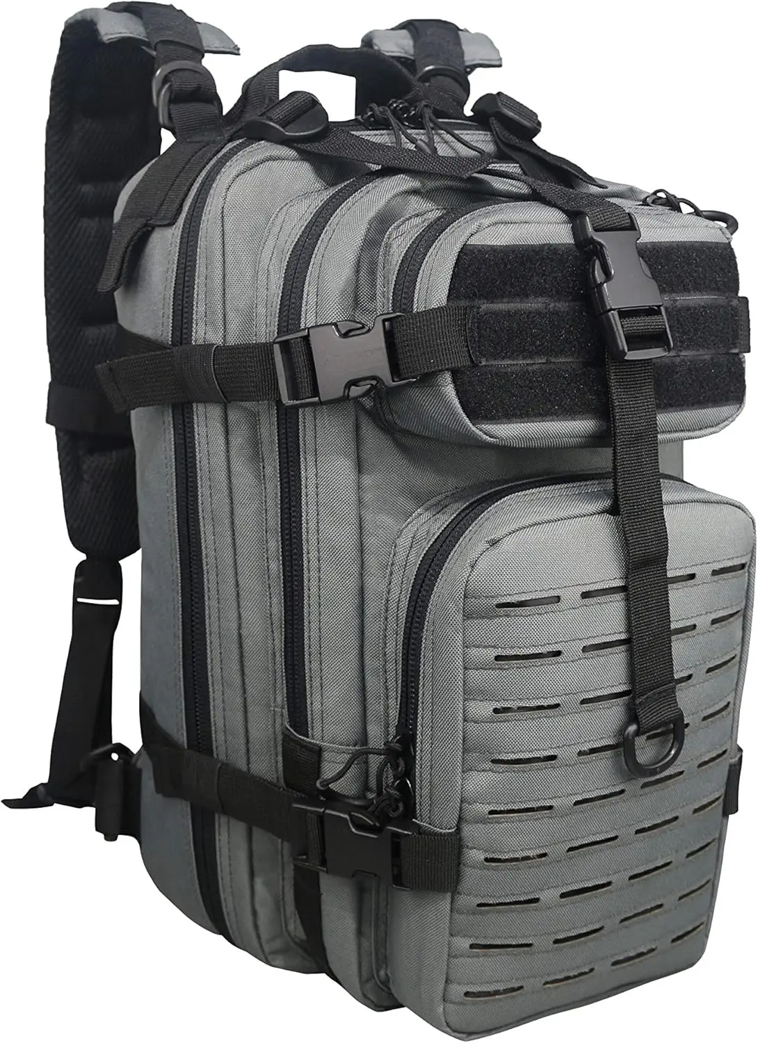 

Stocked EMS/EMT Trauma & Bleeding First Aid Responder Medical Backpack + Kit (Grey)