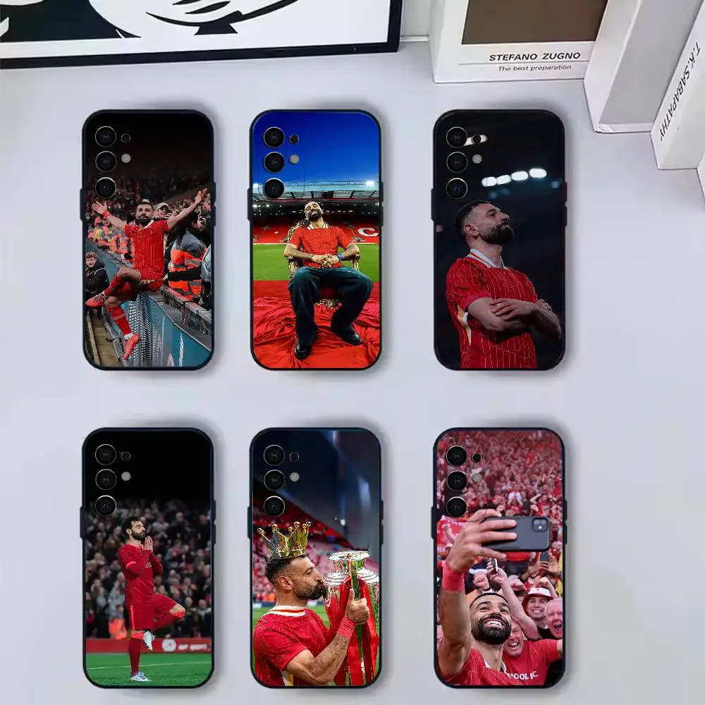 D-dashing M-Mo Salah  Phone Case For Samsung S 25,24,23,22,30,21,10,9,Ultra,Plus,Lite,FE,4,5 G Black Silicone Case