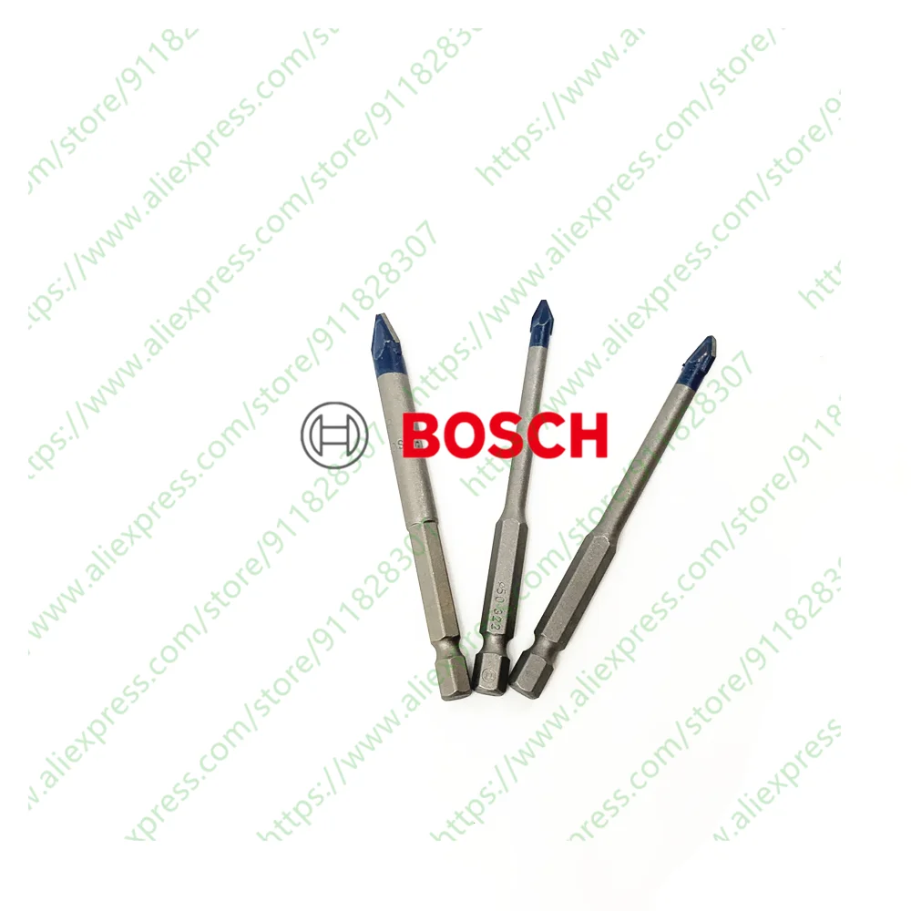 Original Bosch HEX-9 Hard Ceramic Tile Drill Bit Set 5/6/8 mm Glass Hexagonal Shank Hard Ceramic Tile Drill Bit