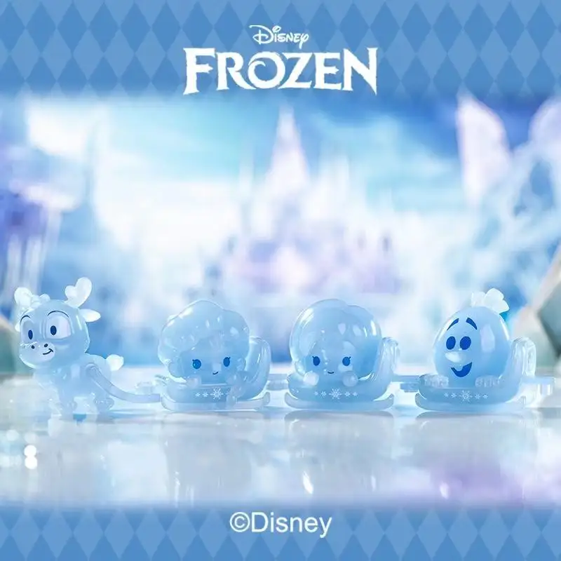 Disney Originele Doos Frozen De Sneeuwkoningin Elsa Slee Figuur Model Speelgoed Anna Olaf Sven Desktop Decoratie Collectie Kinderen Gift