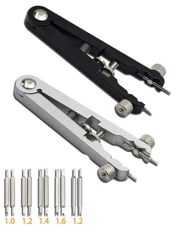 Watch Band Remover Plier 6825 Spring Bar Watch Strap Aluminum Alloy Repair Removing Tool V-Shaped Adjuster Plier Repair Tool