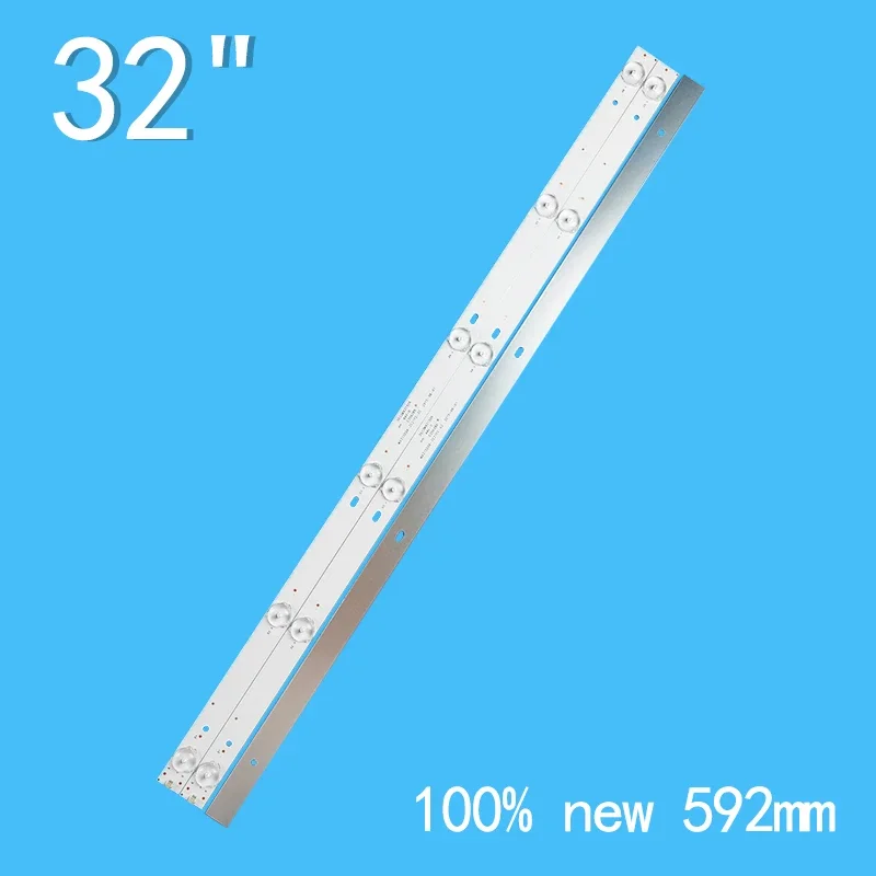 592MM 6LED(3V) LED Backlight Strip For CF-32FA9 MX32D06-ZC21FG-01 MX315M09 MX315D06-ZC21FG-01 02 HD-32W5420 LSC320AN02