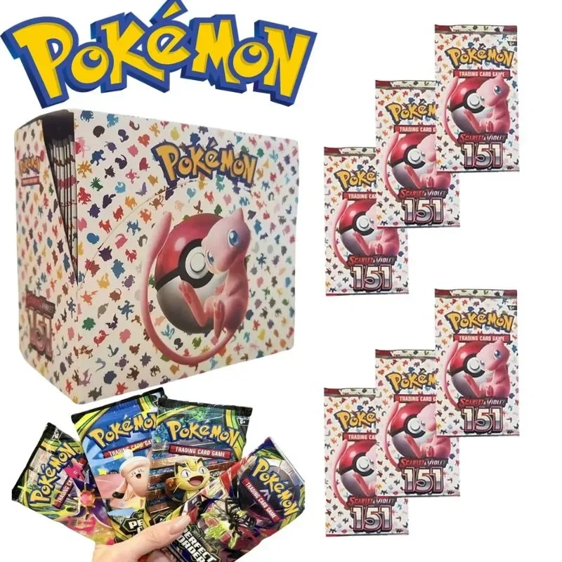 360 Stück TCG Scarlet & Violet 151 Booster Bundle Geschenk Englische Ausgabe Sammelkarten Anime-Sammlung Kartenspiel Geschenk – Detail 1