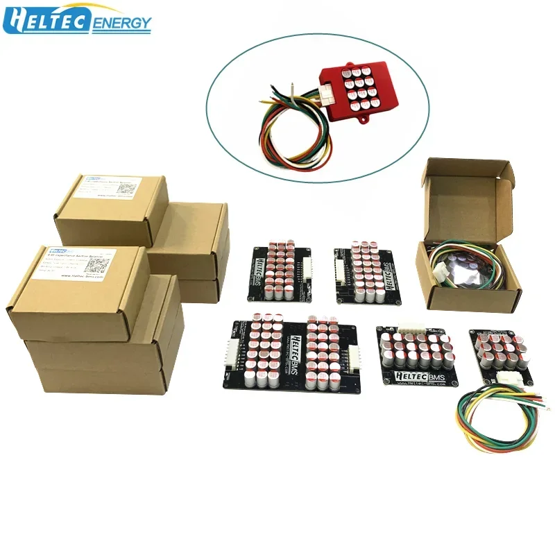 Heltecbms active balancer lifepo4/lipo/lto battery cell balancer 3S 4S-21S/electric tools sets/ measuring cables