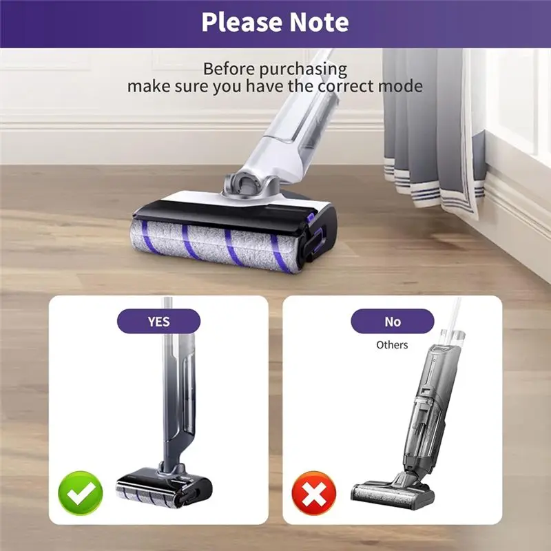 ABJO-Replacement Accessories For Narwal S20 Pro - Includes Roller Brushes And HEPA Filters For Wet & Dry Vacuuming