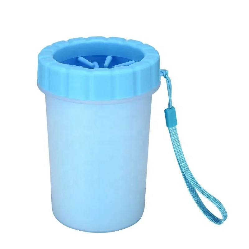 Cross-border hot selling pet foot wash cup lanyard pet supplies wash paw dog cat greasy cleaning cup silicone brush