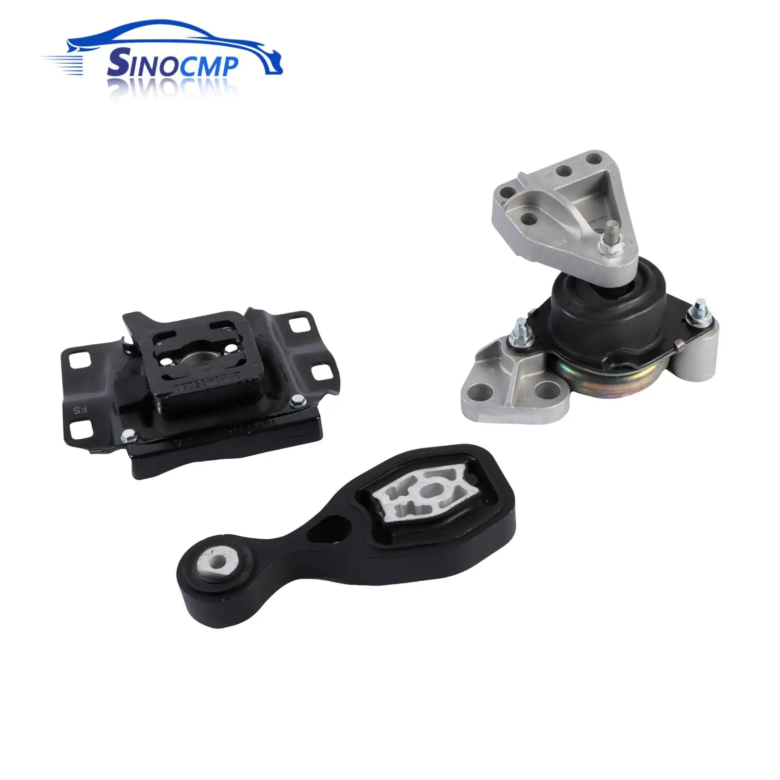 

3 PCS Engine Mount Transmission Support BB5Z-6038F FB5Z-6068B FB5Z-6038E For 2012-2019 Ford Explorer 2.3T 2.0T Metal Engine Part