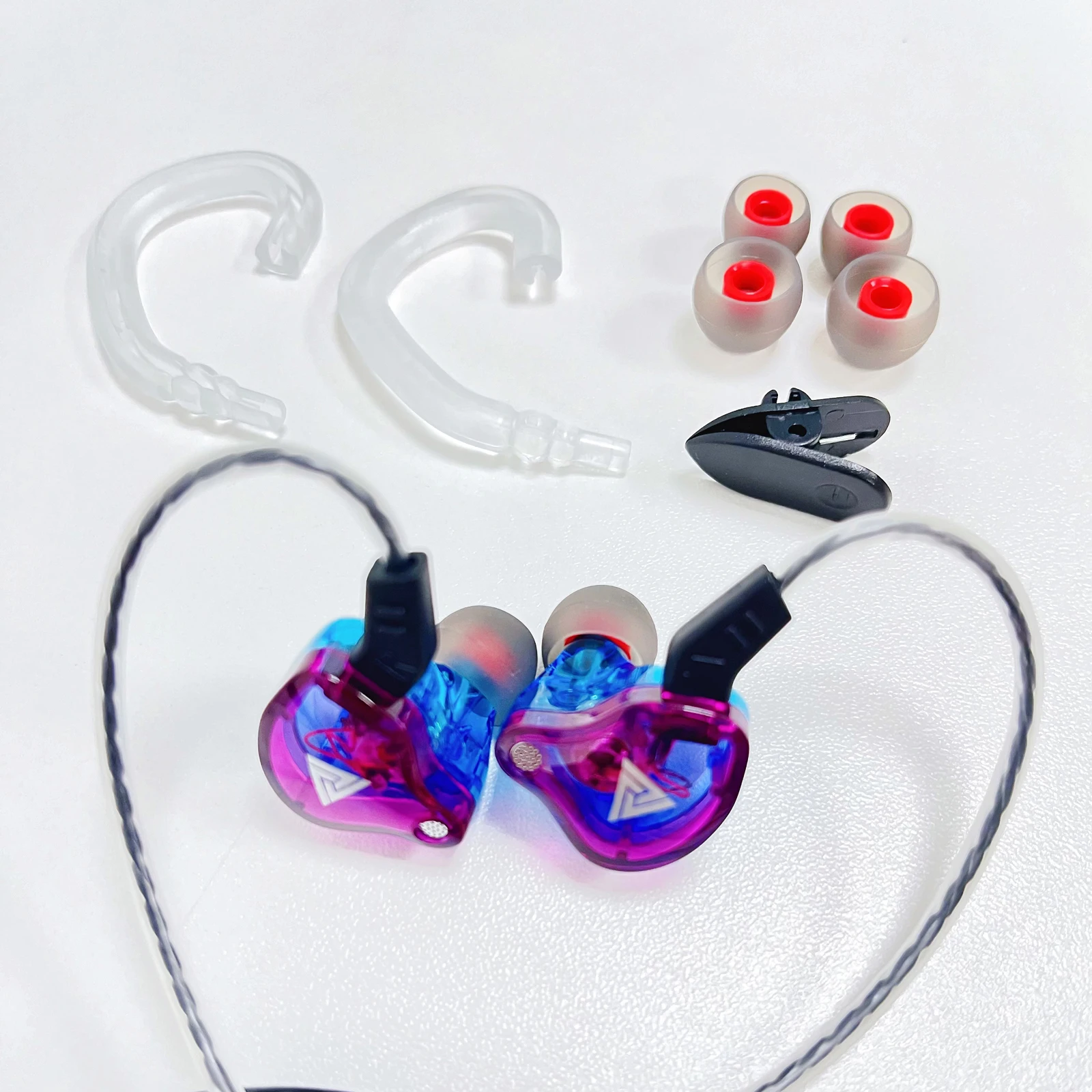 Audífonos Intrauditivos Originales QKZ AK6 con 6 Unidades de Controlador Dinámico, Micrófono, Sonido Estéreo, Subwoofer HIFI, Auriculares Deportivos