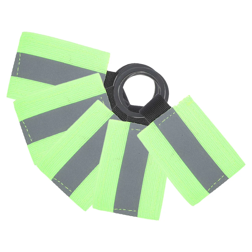 

5Pcs Double Sided Reflective Keychain Tags High Visibility Backpack Pendant Outdoor Zipper Pull Reflective Accessory