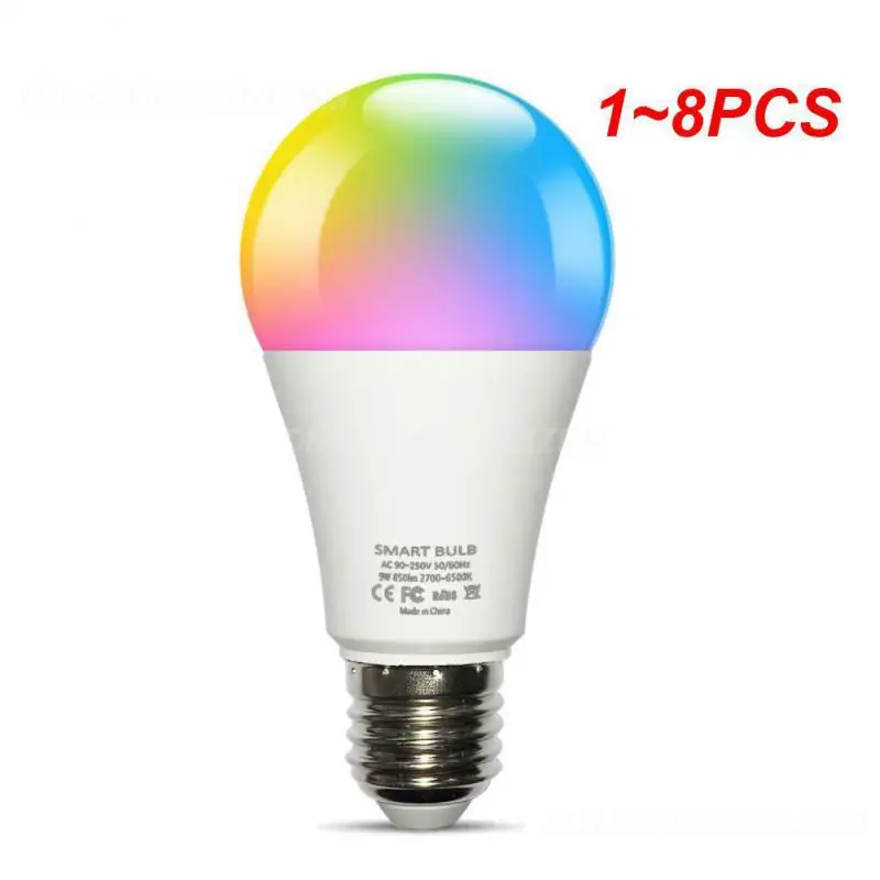 

1~8PCS 15W Tuya Wifi Smart Light Bulb RGB E27 Zigbee Led Bulb Smart Home Tuya Zigbee Lamp 110V Alexa Smart Lamp For Home