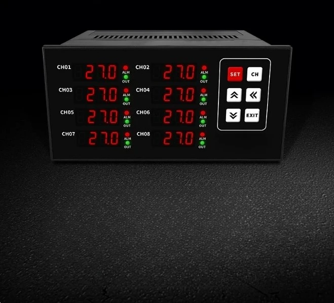 2-channel 6-channel 8-channel PID temperature control upper and lower limit control intelligent temperature controller