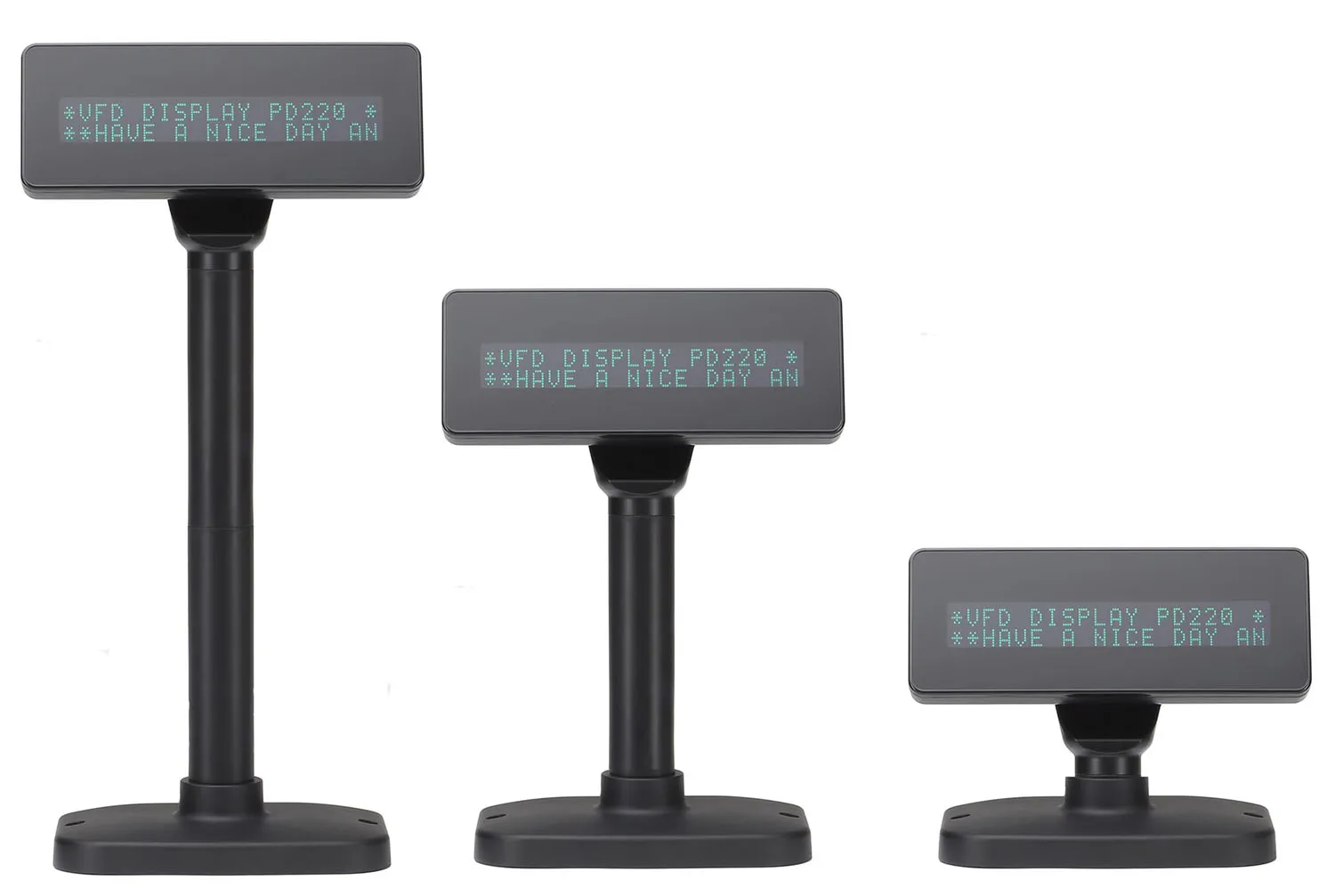 

VFD Customer Display with USB Interface 2 Lines 20 Characters Pole Display for Business And Office Use