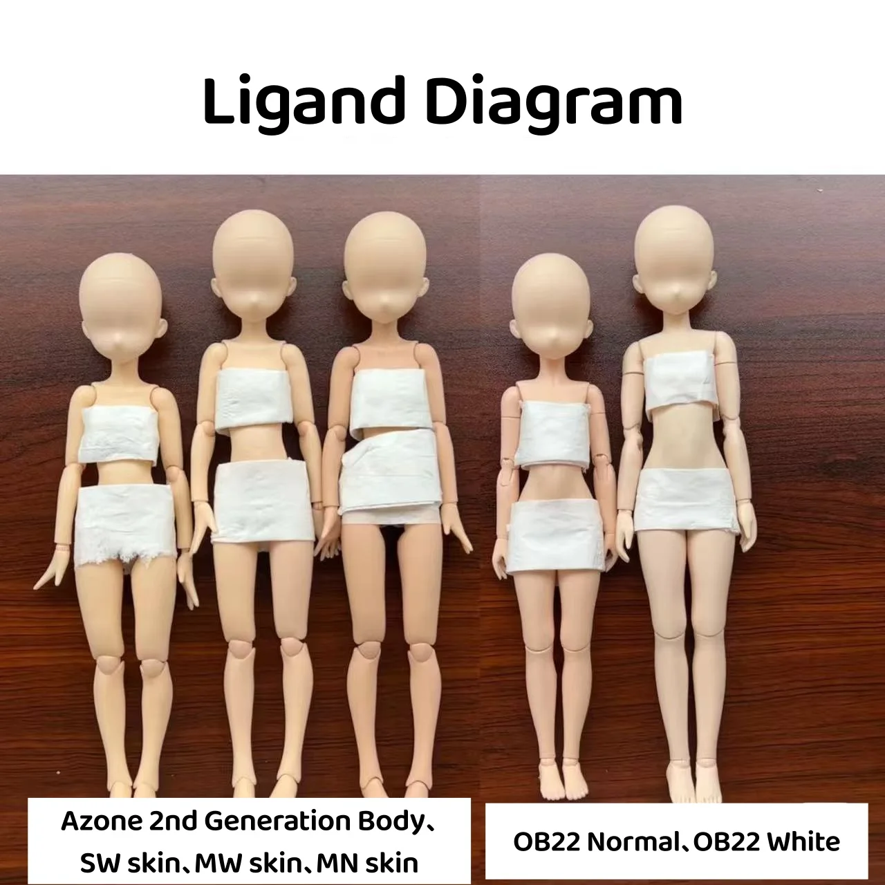 In Stock New BJD Doll Tiny Special 1/6 OB22 Removable Makeup Head Toy Gift Beautiful Face Girl High-Quality Only Head No Body