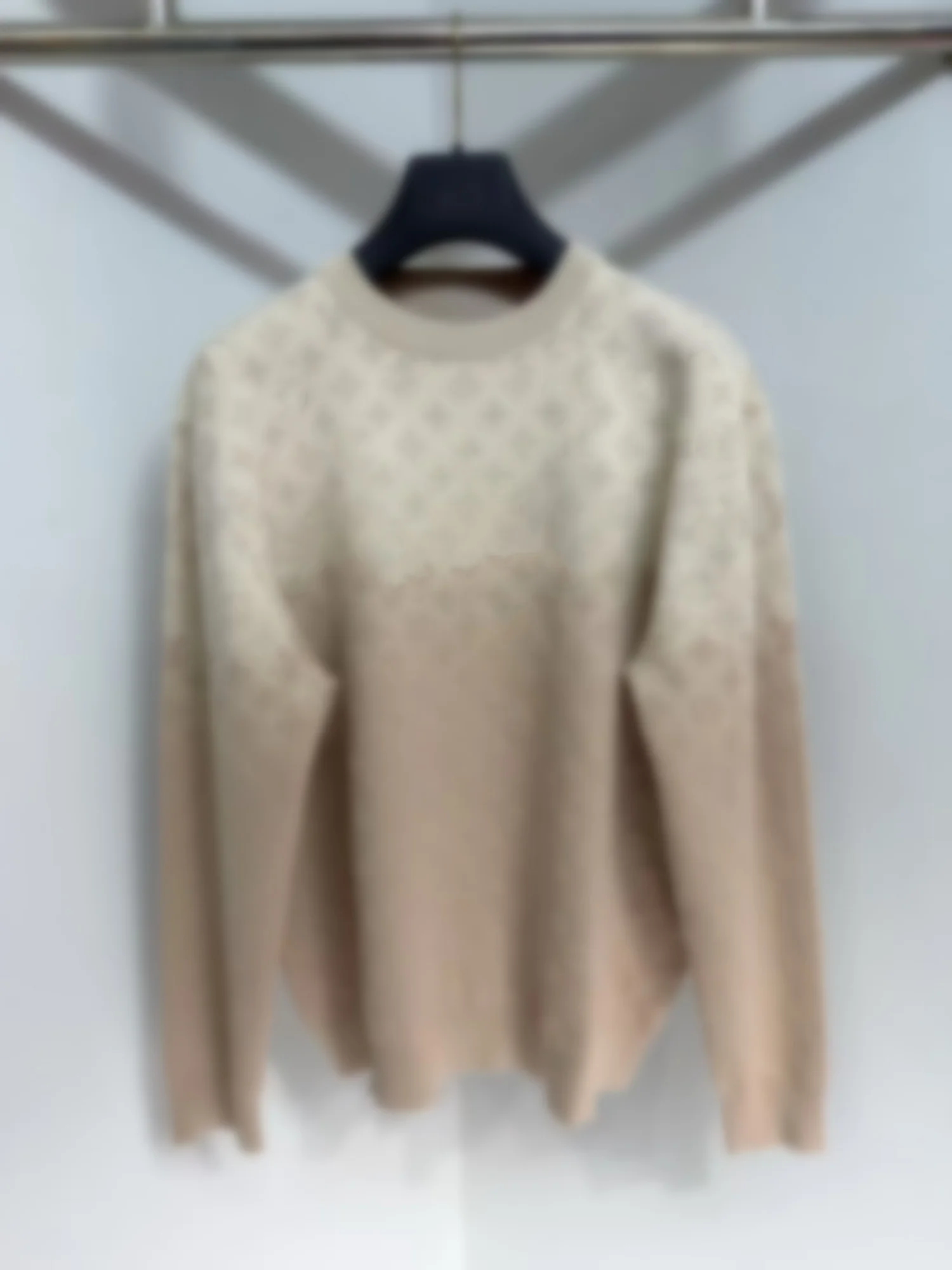 

Вязаный свитер Adient Color Blo с круглым вырезом, из смесовой шерсти, свободного кроя, с удлиненными рукавами, для повседневной носки, устойчивый к деформации