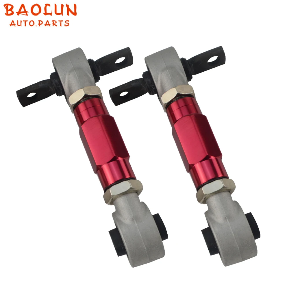 BAOLUN    Rear Adjustable Camber Arms KiT 10mm Hole Fit for Honda CRX Civic EK/EGDel