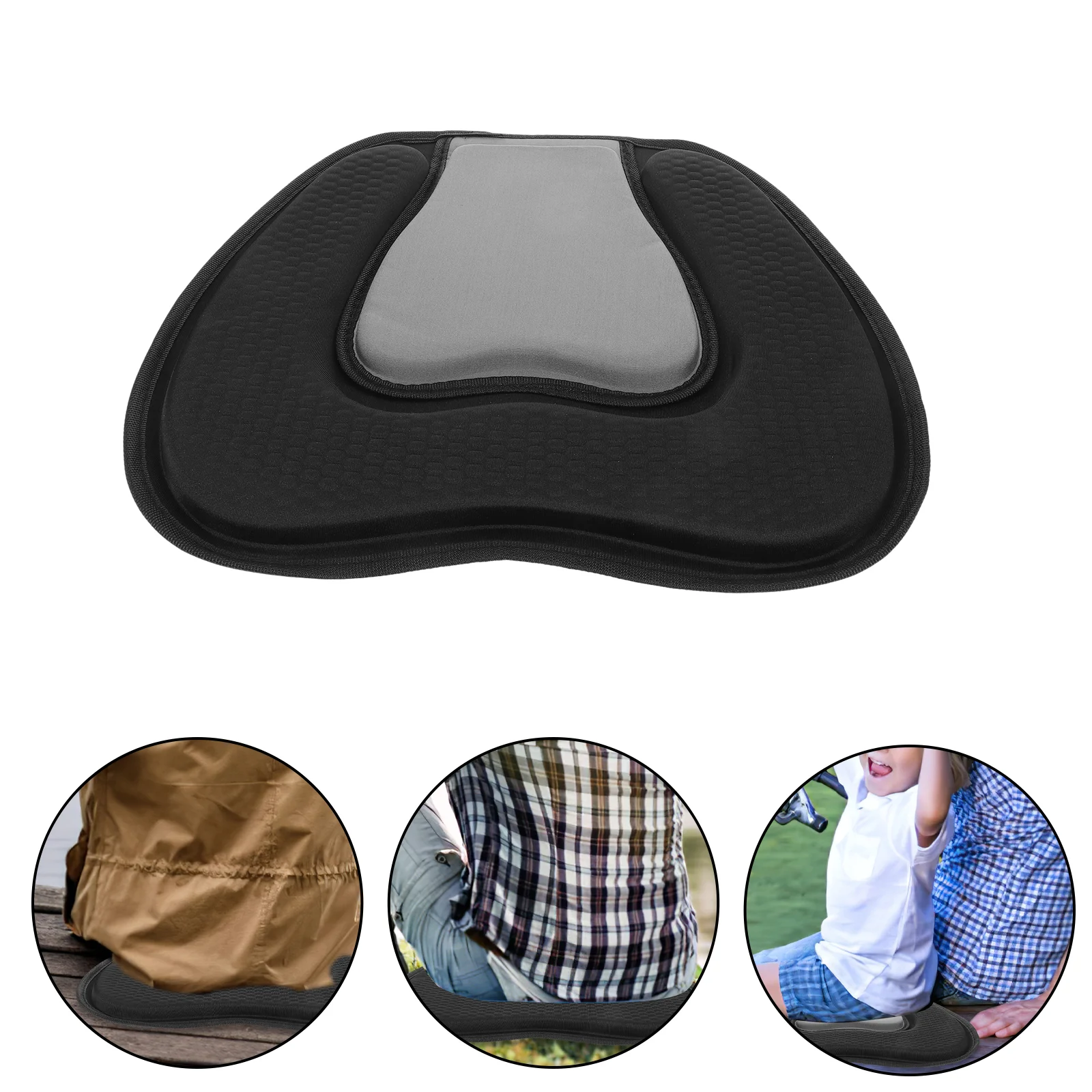 

Kayak Cushion Kayaks Seat Canoe Seats with Back Support Sit-on Rowing Boat Mat Paddle Board Accessories Fishing Eva for