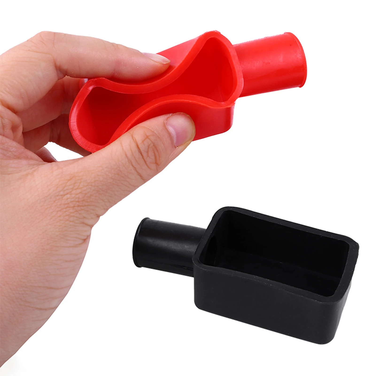 

2 шт. универсальный автомобильный аккумулятор отрицательные положительные клеммы крышки протектор сменные аккумуляторы автомобильные изысканные