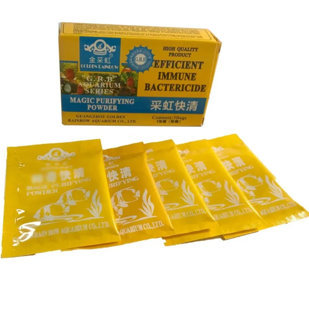 Image 4: Poudre purifiante rapide pour Aquarium, 5 pièces, élimine les odeurs, accessoires, purification, réduit la besoin de nettoyage des Aquariums