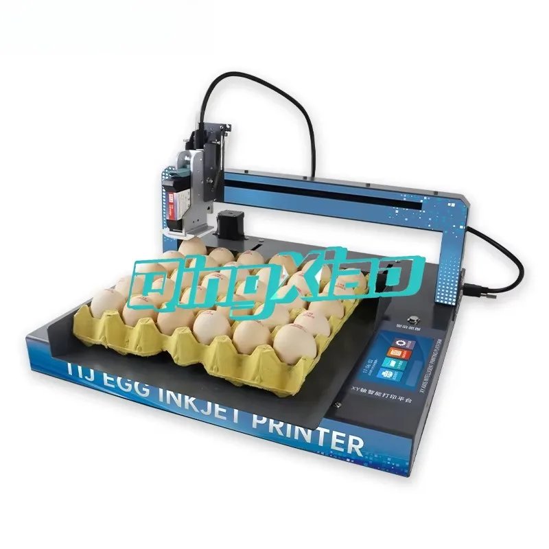 

Coding Machines Ink Jet Printers of Chicken Egg Fully Automatic Egg Inkjet Printer Machine Smart 5-inch Touch Screen 600 Dpi HD