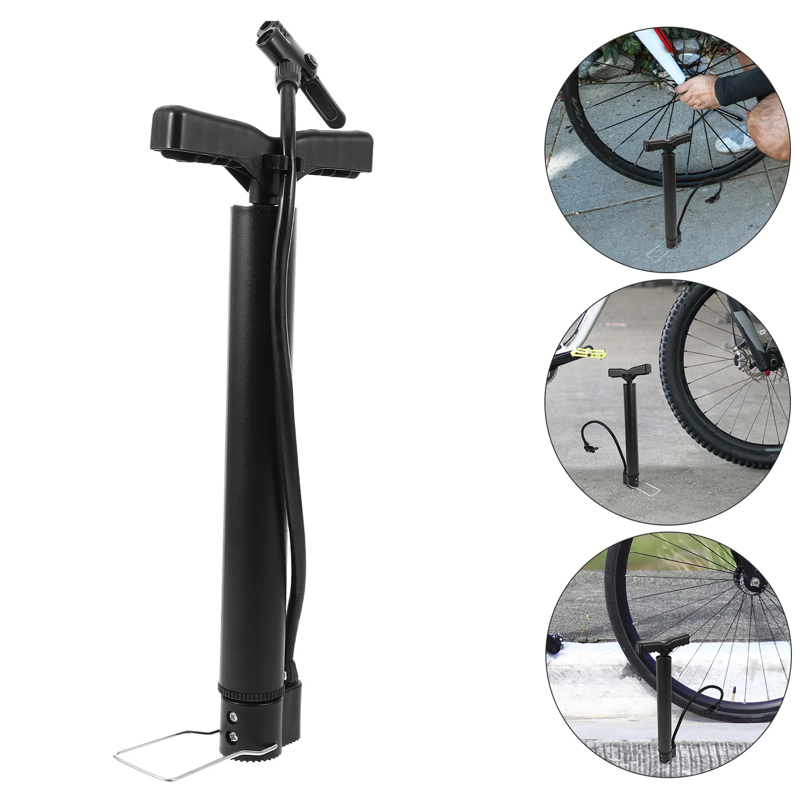 

Aluminum Alloy High Pressure Bike Pump Portable Mountain Tire Inflator For Car Motorcycle Electric Vehicle Home Outdoor Use Hand
