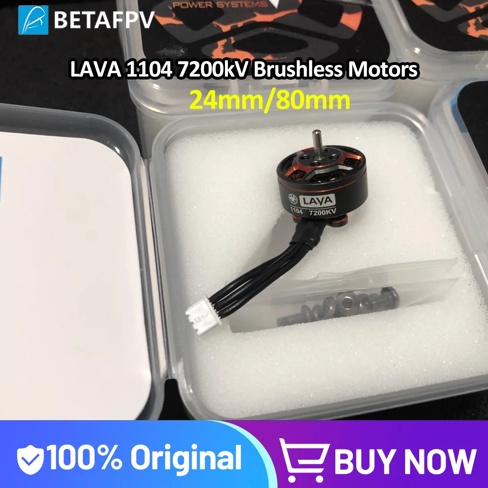 

BETAFPV 80mm/24mm LAVA Series 1104 7200KV Brushless Motors for 2.2'' Quads 1.5mm Shaft Pavo20 Pro Brushless Quadcopter DIY Parts