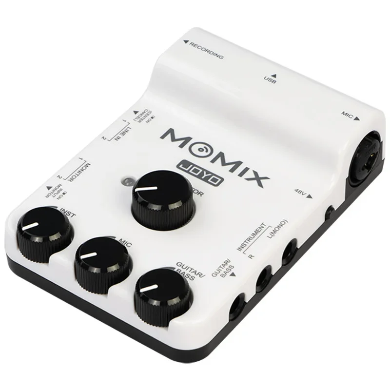 

JOYO Zhuole MOMIX Mobile Recording Mixer Live Professional Sound Card Plug and Play Portable Multi Interface