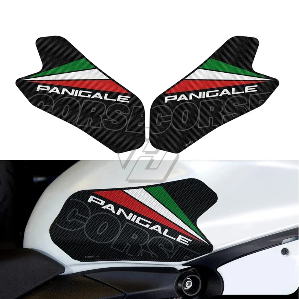 

Motorcycle Anti Slip Sticker Side Grip Protector Tank Traction Pad For Ducati Panigale 899 959 1199 1299 V2
