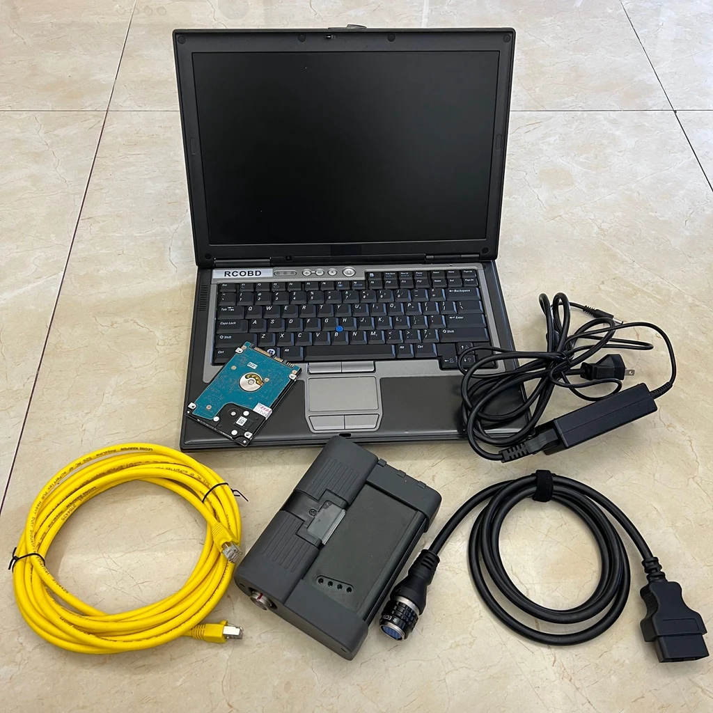 D630 laptop with ICOM A2 Scanner SSD HDD 2024.11v win10 Diagnosis System for Bmw Icom Diagnostic Programming Tool