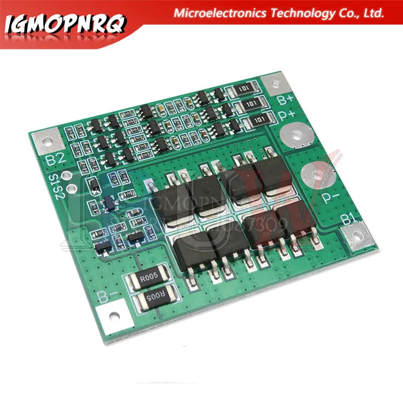 3S 4S 20A 40A 60A Enhance Balance Li-ion Lithium Battery Charger Protection Board 18650 BMS Drill Motor 11.1V 12.6V/14.8V 16.8V