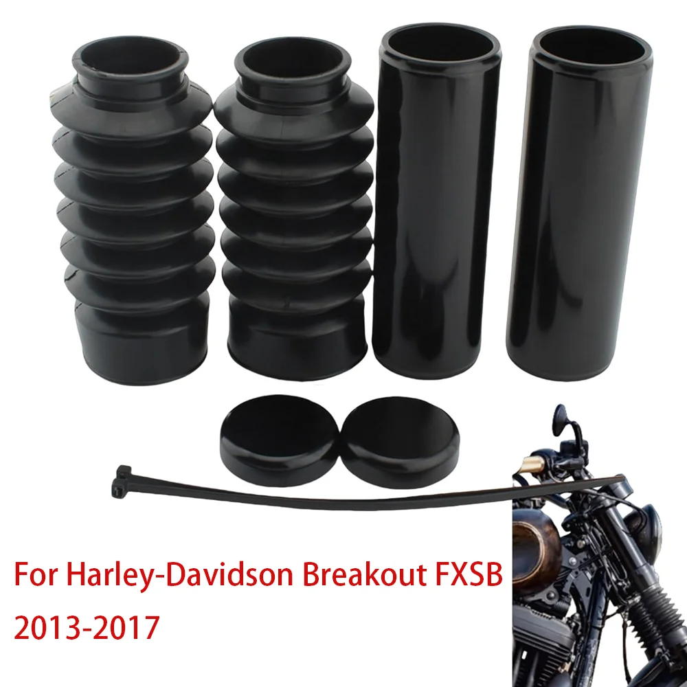 

Front Fork Shock Absorber Cover For Harley Davidson Breakout FXSB 2013-2017 2016
