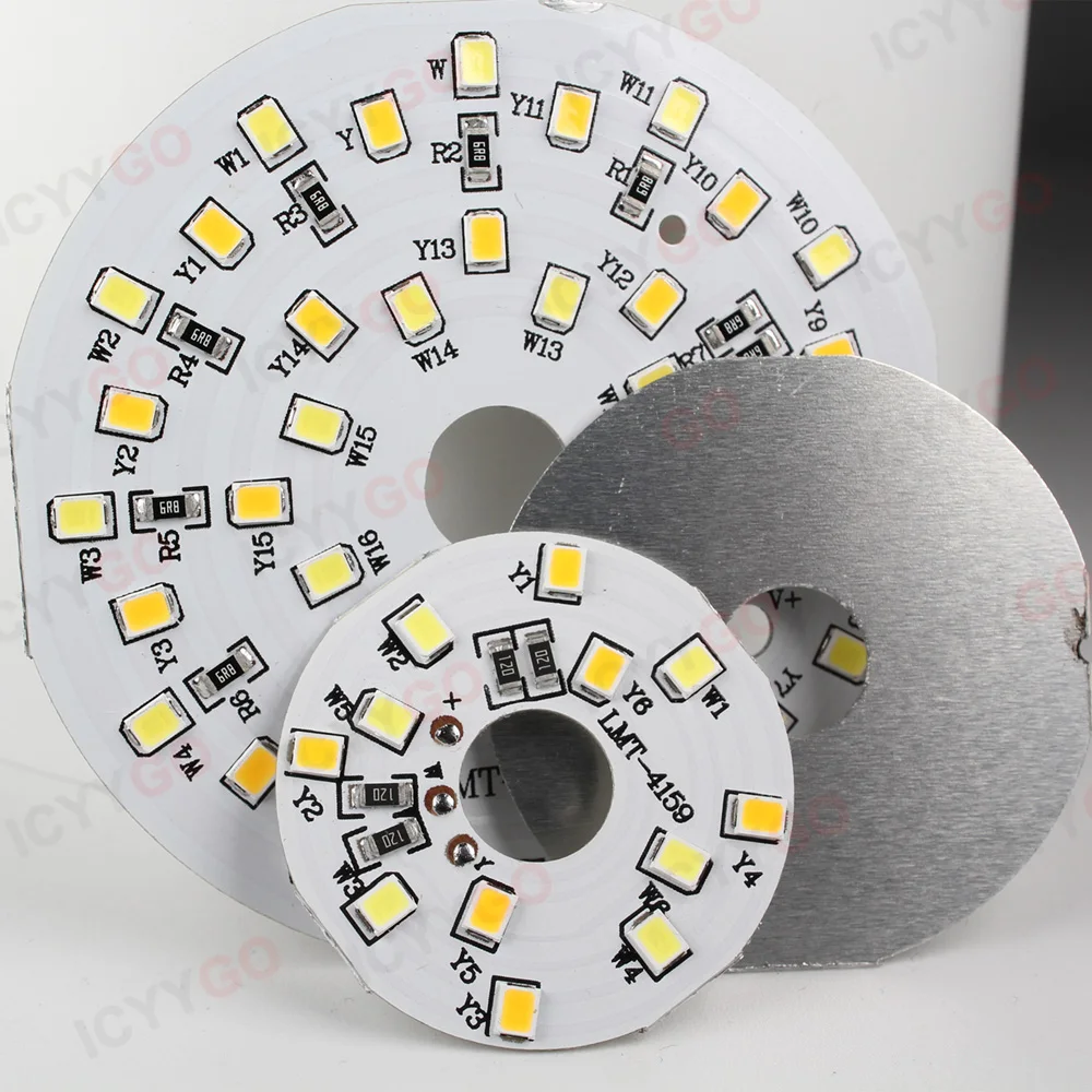 DC5V 3W 5W Three-Color Light Source Board DC LED Lamp Beads Household Lighting Bulbs Replaceable Light Source Accessories