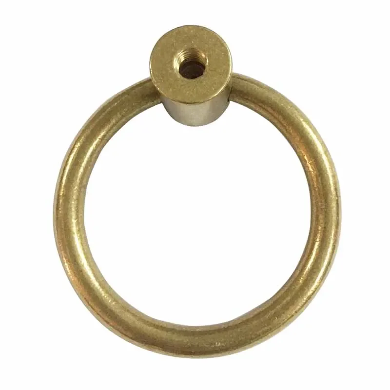 Minimalist Round Solid Brass Door Knock Handmade Durable for Entrances and Gates Timeless Appeal Door Knobs for Interior Doors