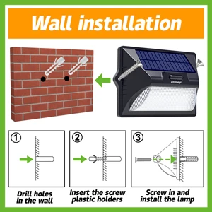 intelamp Solar Deck Lights with Remote Control, IP65 Waterproofing, Colorful RGB Solar LED Garden and Deck Lights, Atmospheric S