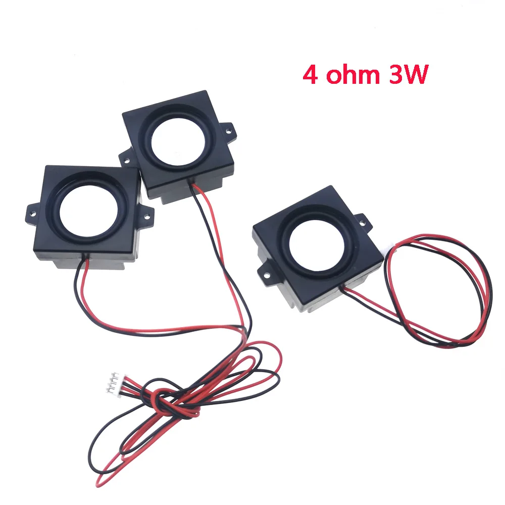 Audio Portable Speakers LED TV Speaker 4 ohm 3w 4 ohm 6w Double Diaphragm Bass Computer Speaker DIY For Home Theater