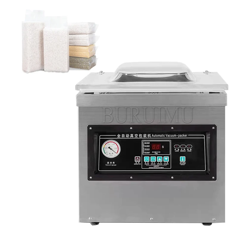 상업용 비닐 봉지 실러 진공 포장 기계, 주방 식품 비즈니스 생산 보관 씰링 기계