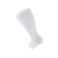 3pair  Plus Size 5xl 7xl Men Women Compression Socks Toe Open Protection Leg Riding Sweat Absorbing Breathable Sports White