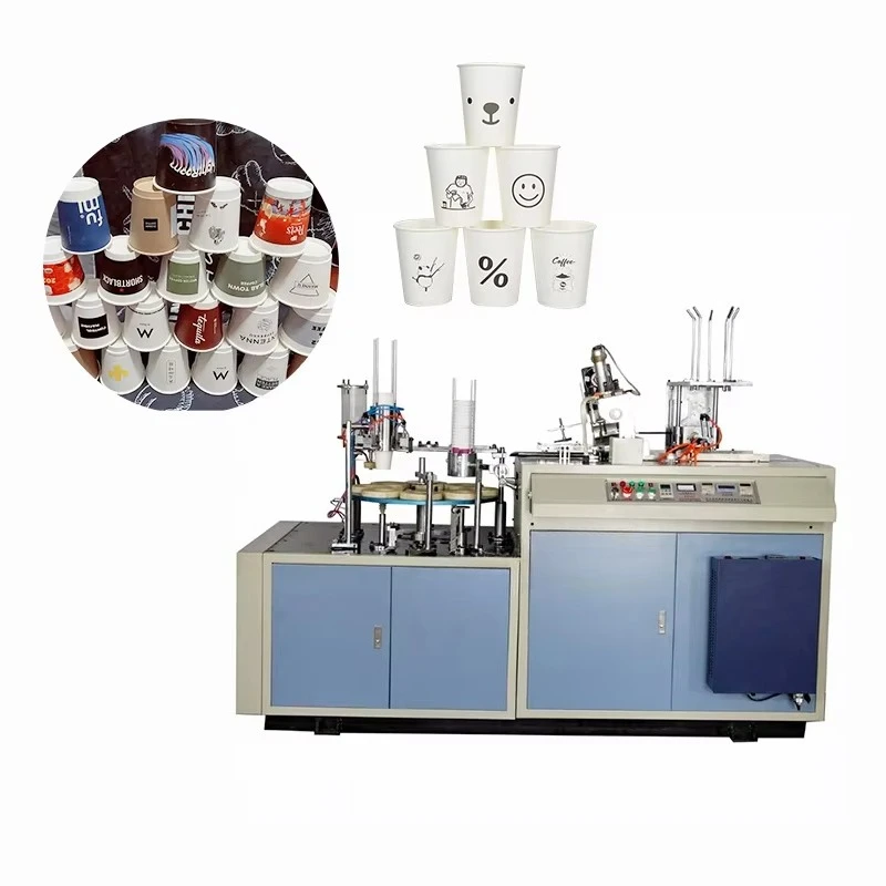 Automatic Double Wall Paper Coffee Cup Making Machine Price Ripple Paper Product Making Machinery