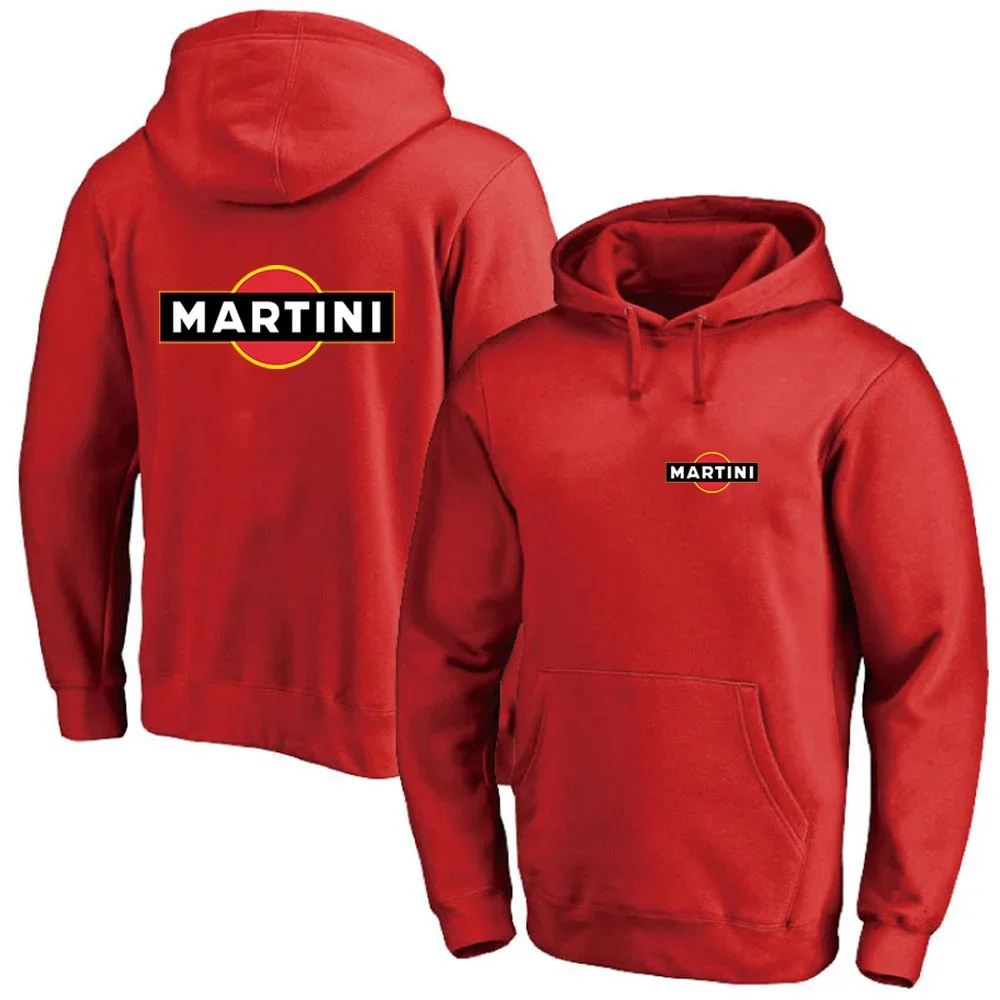 Martini Racings Men Spring and Autumn Hot Sale Simplicity Comfortable Solid Color Pullover Hoodie Fashion Versatile Tops