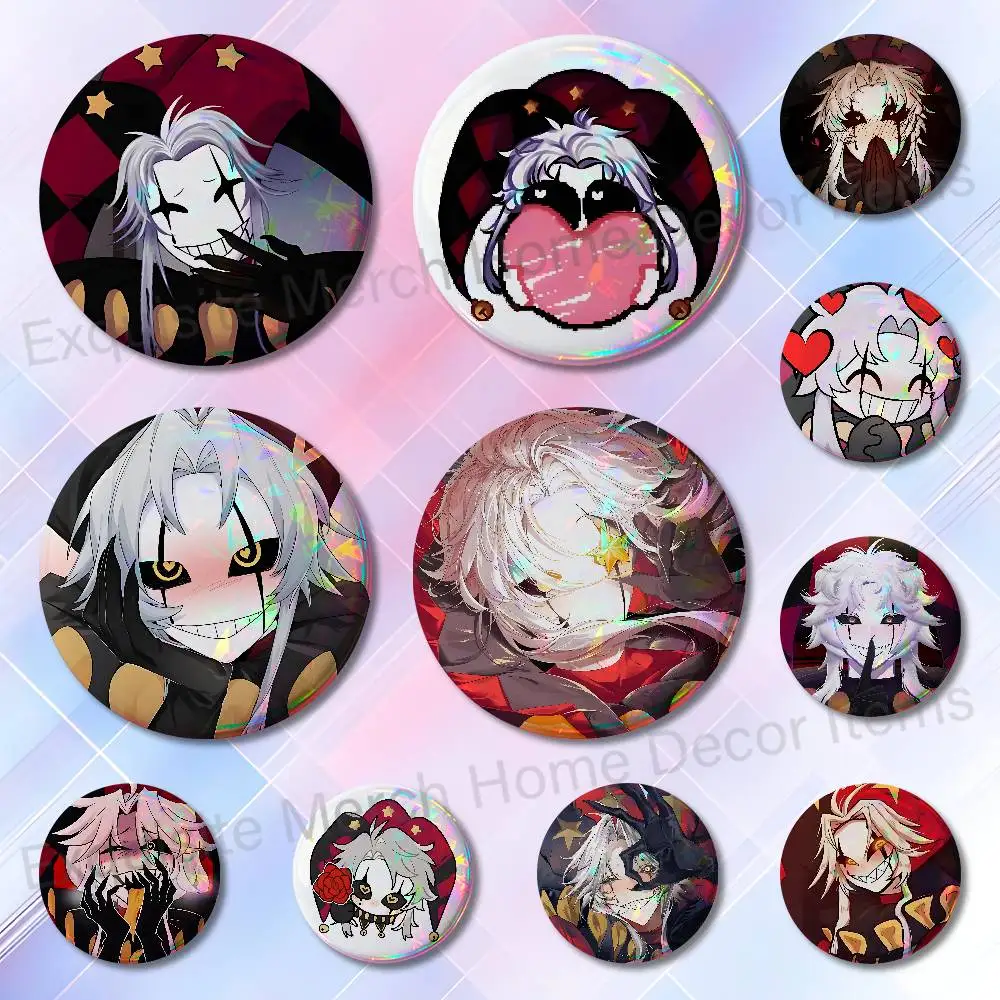 F-Freak Pierrot C-Circus Artist Alley Fan-made Merch Custom Badges 75mm 44mm 25mm 32mm 58mm Collect Gifts Large