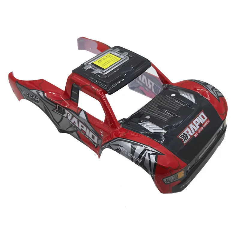 JJRC Q130 RC High-speed Car Parts Electric Four-wheel Drive Off-road Vehicle Short Card Original PVC Car Shell Pillar Assembly