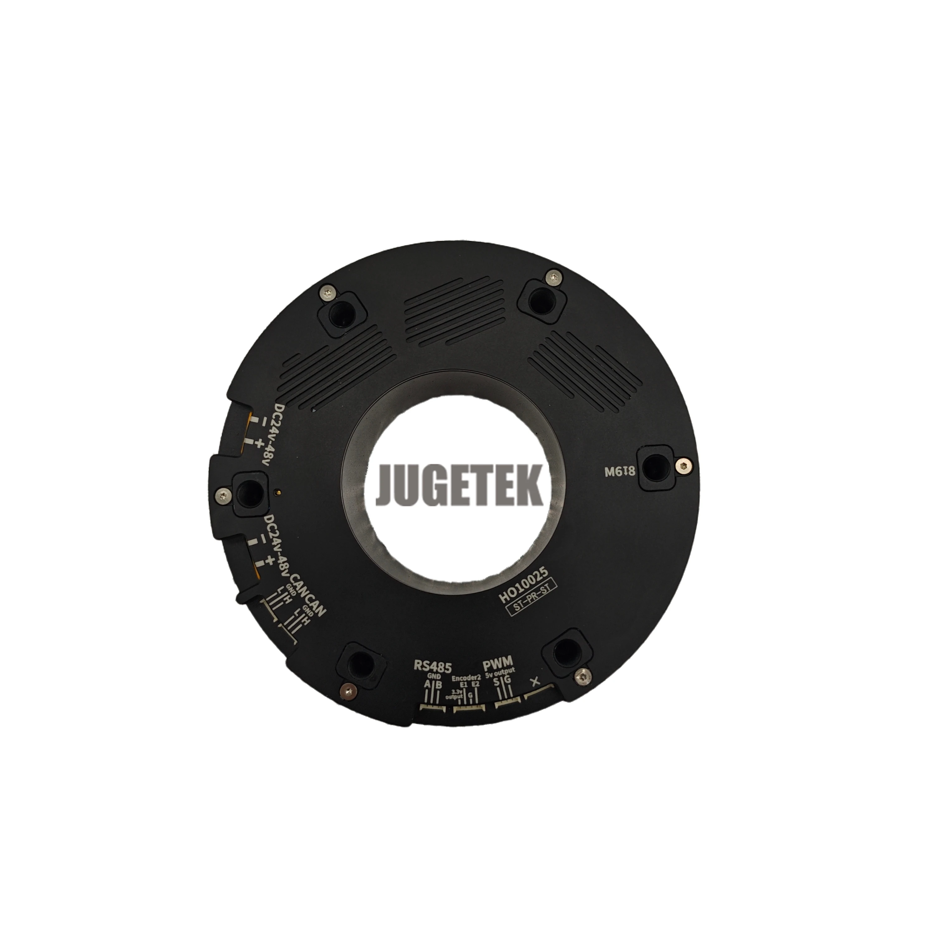 Hollow Shaft Servo Motor with Integrated Hollow Shaft Encoder and Controller