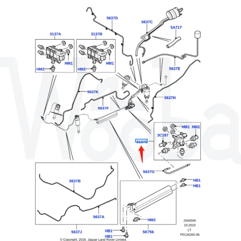 Wooba Air Suspension Valve Control Unit For Land Rover Discovery 3 4 LR3 LR4 Range Rover 2006-2012 RVH000045 RVH500070 RVH000046