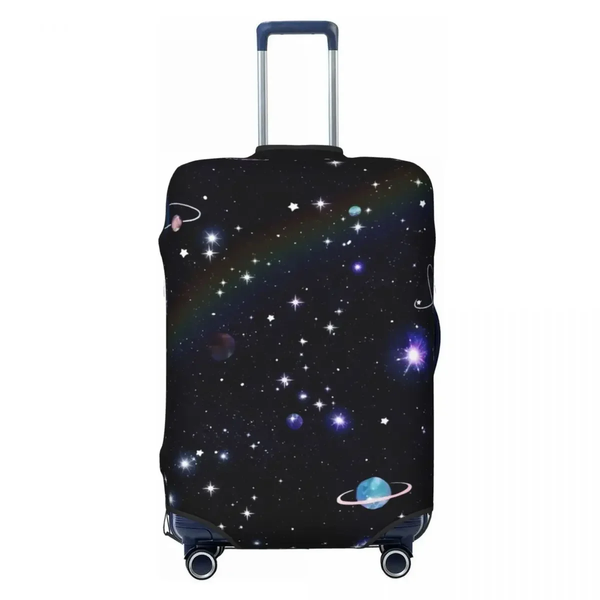 Space Night Galaxy Suitcase Cover Vacation Elastic Luggage Accesories Business Protector